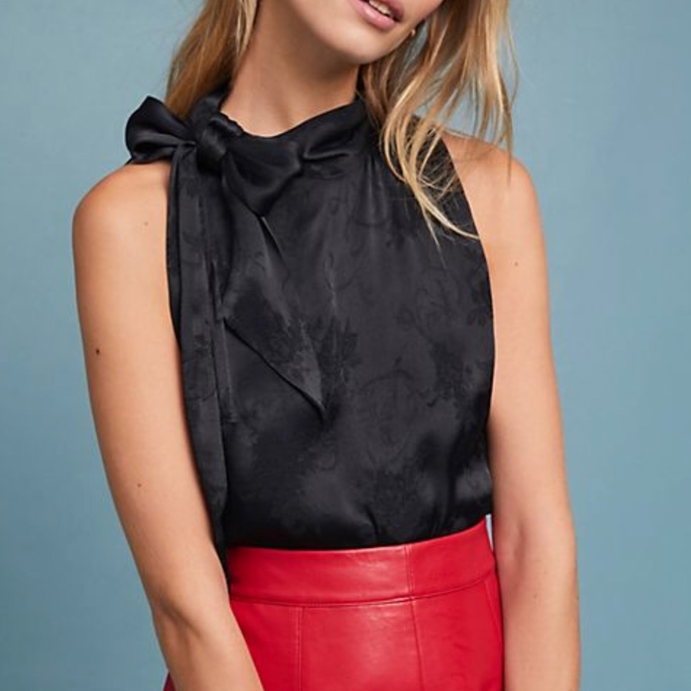 Marais Neck Tie Blouse